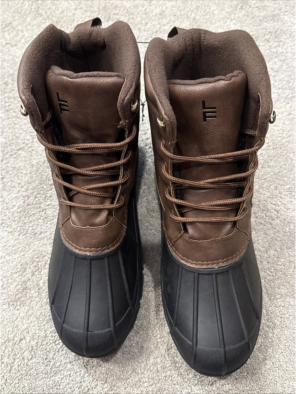 London Fog men's snow boots with 3M Thinsulate thermal insulation, size 12M US